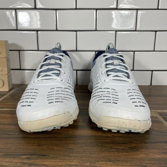 adidas adipure Sport 2 Womens Size 8.5 Golf Shoes White Blue Spikeless Sneakers - Picture 2 of 13